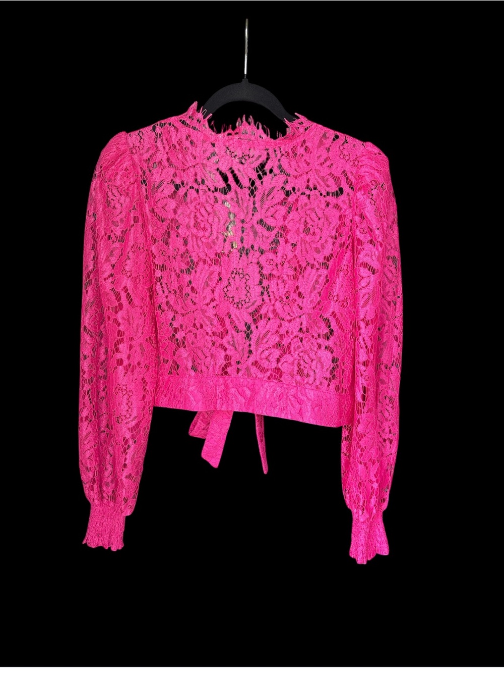 Generation Love Lace Tie-Front long sleeve Top - Picture 2 of 4